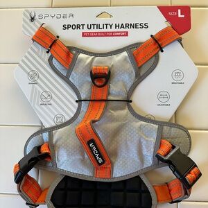 Spyder Utility Harness in Silver and Orange